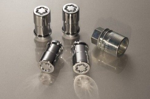 Discover Ford Bronco Accessories in PR, Wheel Locks Chrome Plated For Exposed Lugs